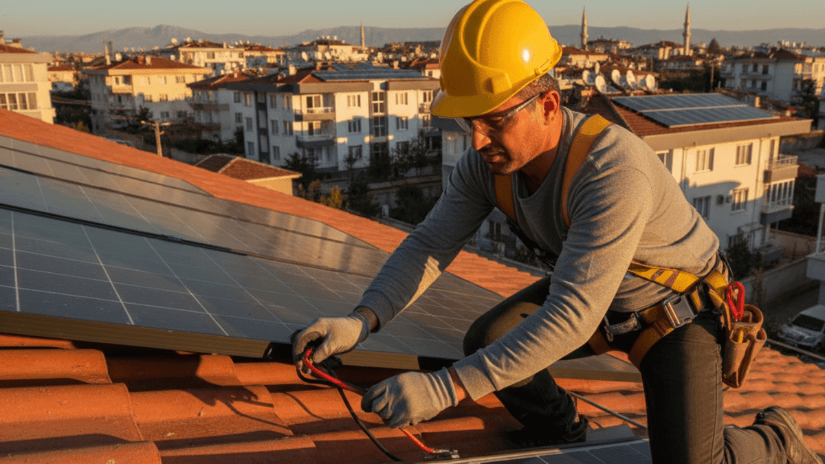Güneş Paneli Kurulum Güvenliği: Elektriksel Risklerden Yangın Önlemlerine Tam Rehber