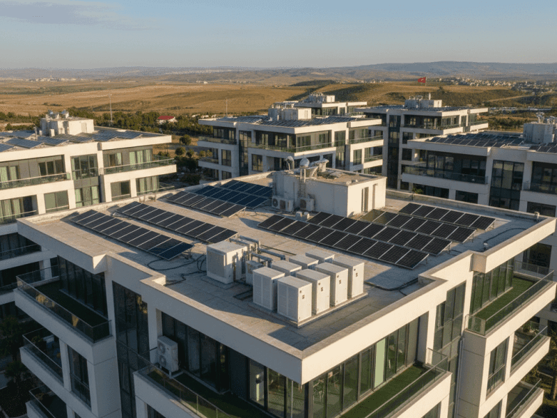 Baykar İnşaat 18.6 kWp 15 kWh Depolamalı Güneş Enerjisi Sistemi Projesi - Kayen Mühendislik